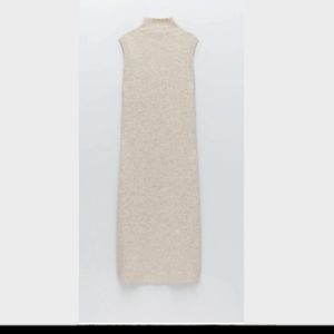 Zara Ribbed Sleeveless Midi